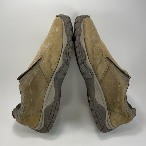 Merrell Jungle Moc Taupe Suede Slip On Shoes Mens US 14 Vibram Comfort Slip On main image 5